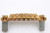 Vintage PAF Leo Quan W. Germany "Badass" Gold Wrap Around Guitar Bridge w/ Posts