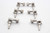 (6) Grover 305N Mid-Size Rotomatic 3x3 Tuners (Nickel) Open Box, No screws