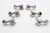 (6) Grover 305N Mid-Size Rotomatic 3x3 Tuners (Nickel) Open Box, No screws