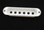 Strat Style White Single Coil Pickup Cover 52mm