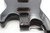 Unknown Vintage Black Electric Guitar Body w/ Bridge & Back Plate