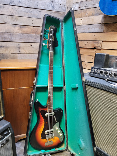 Vintage 1965 Framus 5/165-52GL 65B Strato De Luxe Star Bass Flamed Top/Back!