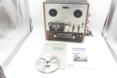 Akai GX-210D 3-Motor Auto Reverse Reel To Reel Tape Recorder w