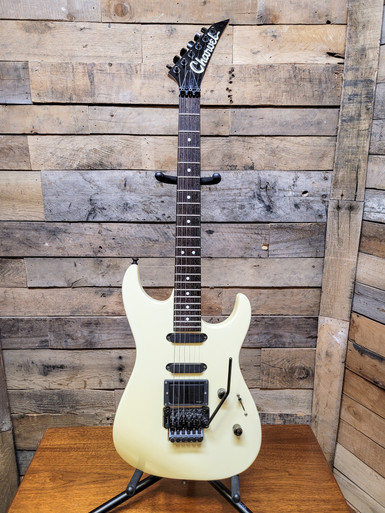 Charvel 375 Deluxe Vintage 1990/91 Pearl White Electric Guitar