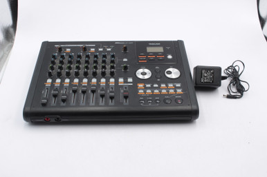 TASCAM DP-02CF Digital Portastudio Recorder Black w/ power supply
