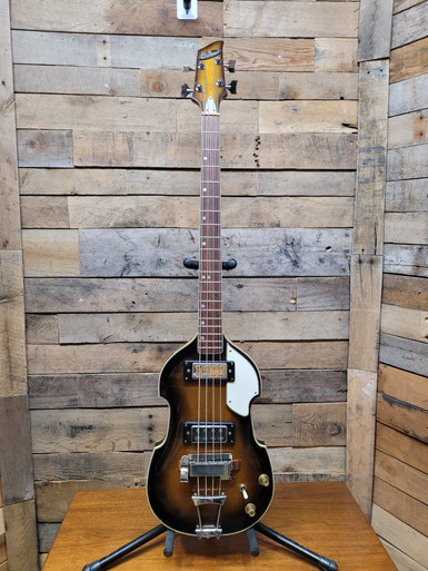 1960's Vintage MIJ Aria Diamond Matsumoku Semi Hollow Violin Bass