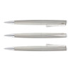 A sleek collection of Lamy Studio Pens in a silver finish, featuring a streamlined design and polished metal accents.