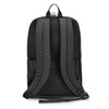A black Swiss Peak RFID backpack with padded, mesh shoulder straps and a top carry handle.