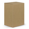 A plain brown cardboard box with a rectangular shape and a flap top, featuring no logos or branding.
