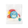 An assorted jelly party mix in a 50-gram cello bag featuring a colorful variety of mixed lollies.