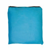 A blue Pronto Drawstring Backpack is displayed, featuring a simple design with a black zipper at the top.