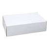 A plain white box with a rectangular shape and no visible markings or branding.