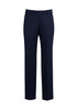 Navy men's adjustable waist pants, designed for a comfortable fit, with a sleek and professional appearance.