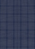 A patterned fabric featuring dark navy and white checked designs, suitable for a button-up shirt.