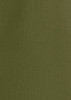 A short sleeve women's shirt in a muted olive green colour with a ribbed texture and a logo.