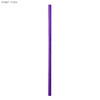 A straight, purple stainless steel straw measuring 8mm x 215mm, with a logo on the product.
