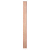 A carpenter pencil in a natural wood colour, featuring a sleek, elongated design. It has a logo on one side.