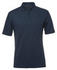 A navy polo shirt with a classic collar and three-button placket. The shirt features a discreet logo.