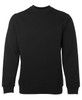 A black jumper with long sleeves and a crew neckline. The product features a branded logo.
