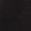 A black ankle sock featuring a textured pattern, part of a five-pack set. Includes branding on the sock.