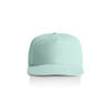 A mint green cap with a rounded brim and an adjustable strap at the back. Features a logo on the front.