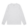 A light grey long-sleeve T-shirt with a round neck and a minimal design, featuring a logo.