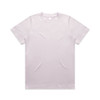 A light pink t-shirt featuring a classic crew neck design and an unembellished front. It has a logo on the label.