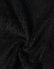 A soft, black fabric with a textured, quilted appearance, showcasing a warm and cosy design.