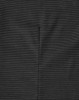 A close-up of a black pin dot patterned fabric, highlighting the texture and detail of the material.