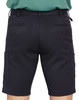 Men's utility cargo shorts in black, featuring two side pockets and two back pockets. Includes a logo on the waistband.