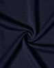 A navy blue fabric with a textured weave, showcasing a smooth and lightweight material suitable for polo shirts.