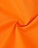 An orange fabric, showcasing a smooth texture with a slight sheen, suitable for workwear applications.