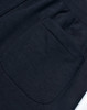 A dark grey pair of poly/cotton terry sweat pants featuring a back pocket. The fabric is soft and textured.