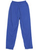 Track pants in a vibrant blue colour with an elastic waistband and a single back pocket. Features branding on the fabric.