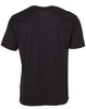A black short-sleeve work t-shirt with a logo on the side.