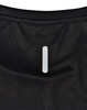 A black men's ultra lightweight performance short-sleeve tee featuring a small logo on the back.