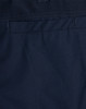 Navy rip-stop poly/cotton stretch work pants with a smooth fabric texture and a branding logo.
