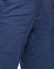 Unisex cotton stretch ripstop work pants in navy, featuring a close-up view of the fabric texture and design details.