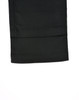 Black cotton stretch ripstop work pants featuring a clean hem and a simple design with a logo on the fabric.