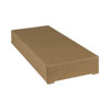 A brown kraft box with a sliding lid, suitable for packaging products or gifts.