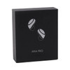 A black box containing Aria Pro ENC TWS earbuds, featuring a simple illustration of the earbuds on the front.