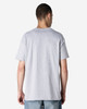 A grey Gildan Ultra Cotton adult t-shirt displayed from the back, featuring a casual style and short sleeves.