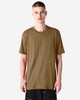 A unisex short sleeve t-shirt in a muted brown colour, featuring a simple design and a logo.