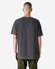 A unisex heavyweight cotton T-shirt in a garment-dyed grey, featuring a plain back and relaxed fit.