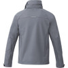 A grey Peyto Softshell Jacket for men, featuring a sleek, modern design and a subtle logo.