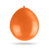 An orange 30cm balloon with a smooth, glossy surface.