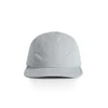 A light green nylon cap with a flat brim and a simple design, featuring a logo on the front.
