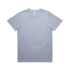 A light blue t-shirt with a crew neck and short sleeves, featuring a subtle brand logo.