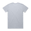 A grey Classic Tee with short sleeves and a crew neckline, featuring a plain back design.