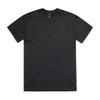 A black Stone Wash Heavy Tee featuring a simple design and a logo at the neckline.